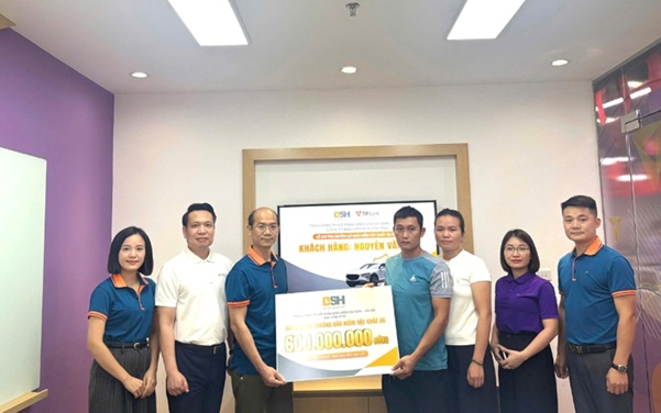 Chủ xe tại Phú Thọ nhận 600 triệu đồng bồi thường từ Bảo hiểm BSH